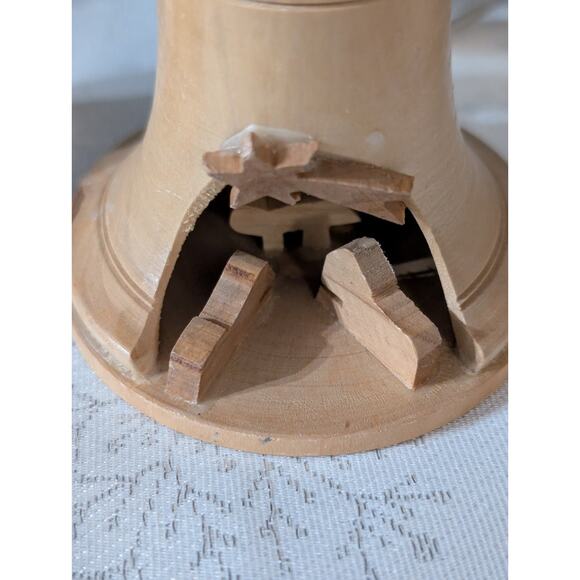 Hand Carved Olive Wood Nativity Scene Bethlehem Mini Figurine Set Lot Christmas - Picture 6 of 10